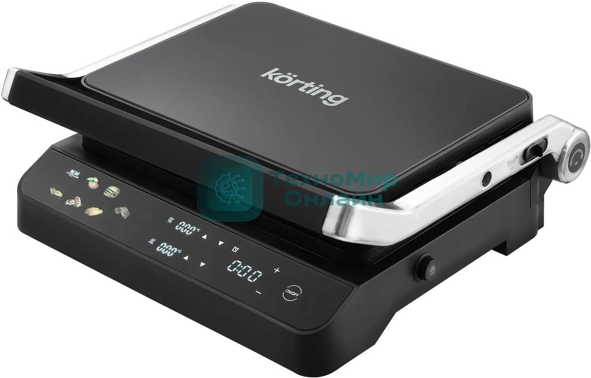 Электрогриль Korting KGPA 0405 W, черный