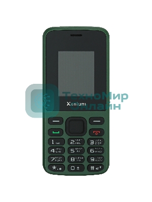 Мобильный телефон Xenium X175 зеленый моноблок 1.77