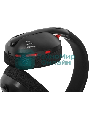Гарнитура Redragon Ire Pro чёрный, беспроводная + проводная, Bluetooth / USB, до 25 ч