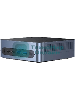 Мини ПК Chuwi LarkBox S i3 1220P (1.5) 16Gb SSD 512Gb UHDG Win 11Pro GbitEth WiFi BT 90W серый/черный