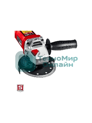 Угловая шлифовальная машина ЗУБР 125 мм, 1200 Вт.