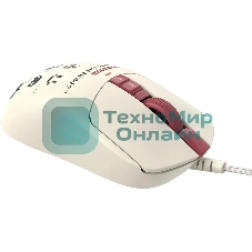 Мышь проводная A4Tech Bloody W72 Ultra Pixels Red рисунок/бежевый/красный, 20000 dpi, USB, кнопки - 7