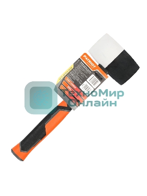 Киянка Patriot RMF-680BW черно-белая, с фиберглассовой рукояткой, 680г