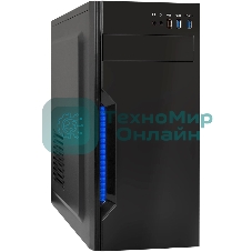 Компьютерный корпус Miditower ExeGate XP-333U-UNS350 (ATX, БП UNS350 с вент. 12см, 1хUSB/2хUSB 3.0, аудио, черный)
