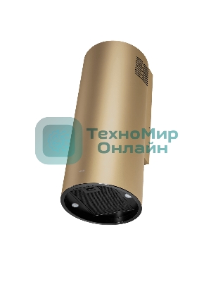 Вытяжка островная Maunfeld Drum Wall 35 золотой, 32.5 см, 850 куб. м/ч, 48 дБ