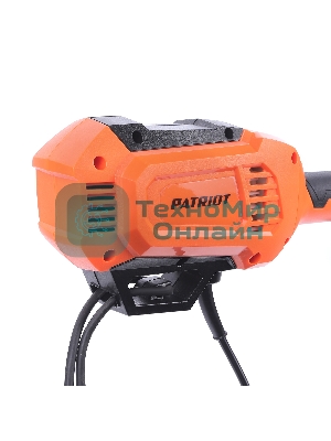 Триммер электрический PATRIOT ET 1202, мощность 1200Вт; разъемная штанга; гибкий вал; защита от перегрева; плавный пуск; полуавтоматическая катушка и 3Т диск в комплекте
