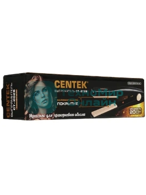 Щипцы для завивки волос Centek CT-2026 черный/золотистый, 12 мм, 200 °C, 1 режим