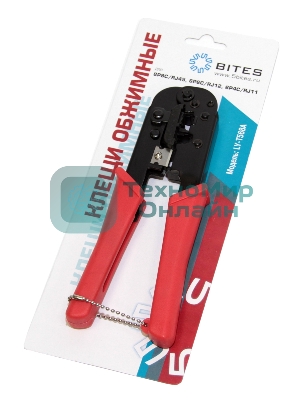 Клещи 5bites LY-T568A, для обжима разъемов 6p6c,8p8c, без фиксатора