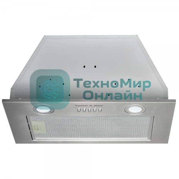 Вытяжка встраиваемая Zigmund & Shtain K 016.5 S серебристый, 52 см, 1050 куб. м/ч, 60 дБ