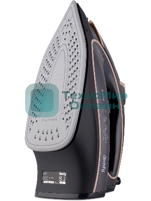 Утюг Domfy DSC-EI901 черный/золотистый, 3000 Вт, 220 г/мин, 450 мл