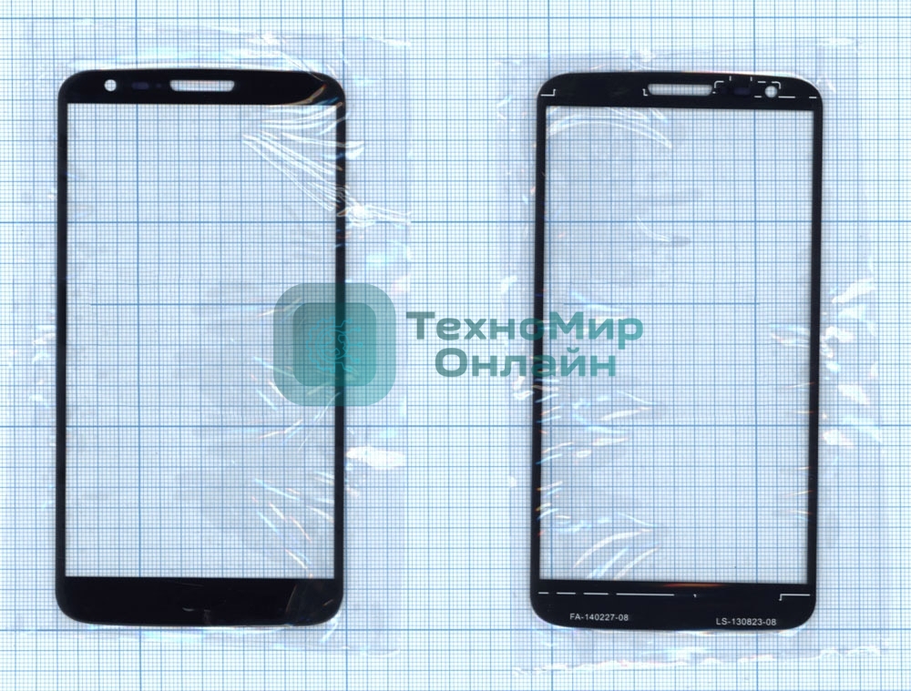 Стекло для LG G2 D802 черное