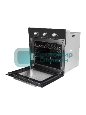 Духовой шкаф электрический встраиваемый LEX EDM 073 BL черный