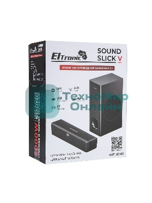 Саундбар ELTRONIC (30-67) SOUND SLICK 5, черный