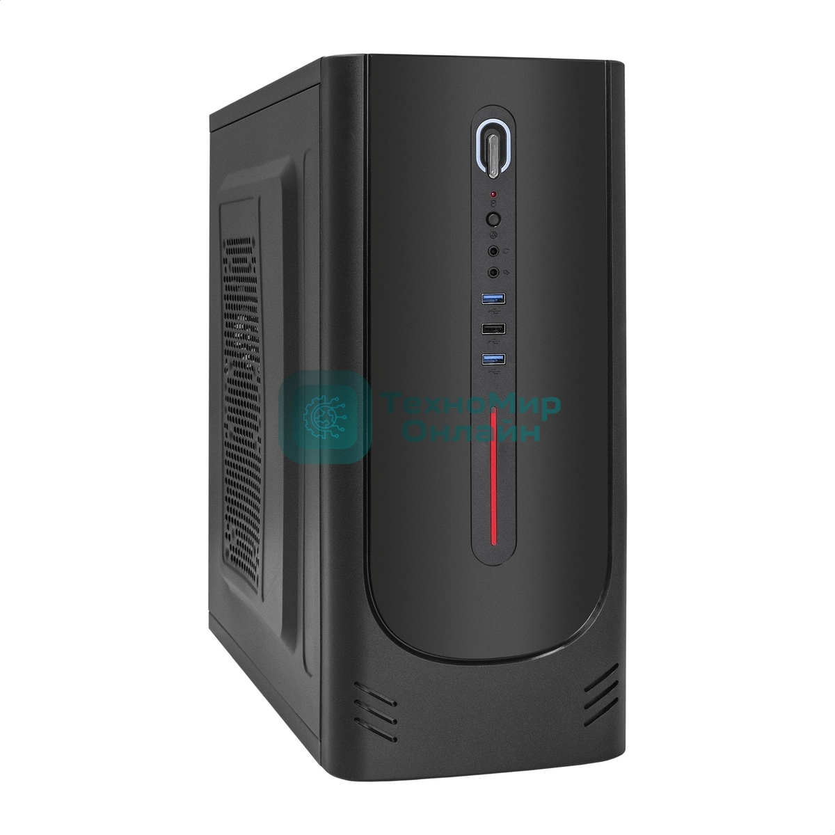 Компьютерный корпус Miditower ExeGate XP-340U-XP350 (ATX, XP350 с вент. 12см, 1хUSB/2хUSB 3.0, аудио)
