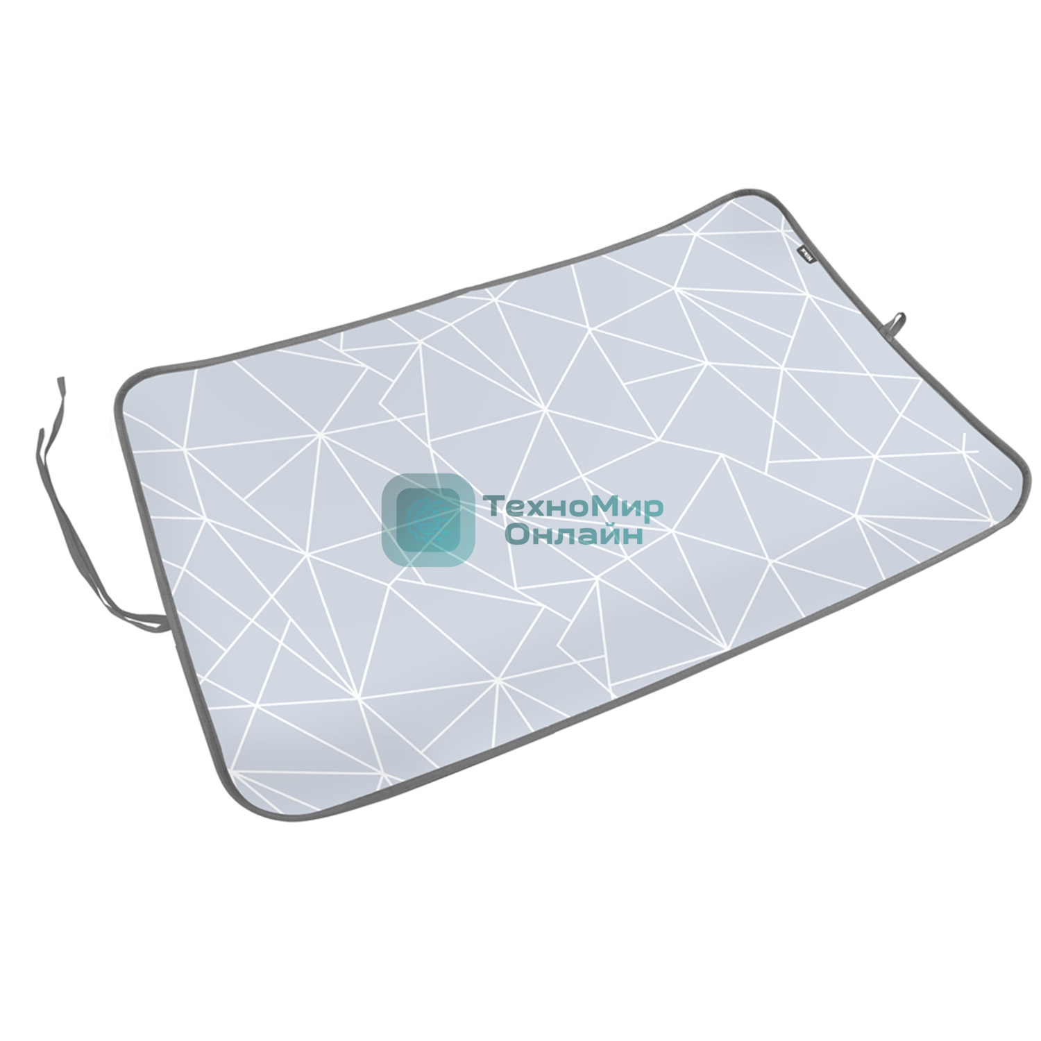 Коврик для глажки Ника КГ/3 с линиями на сером