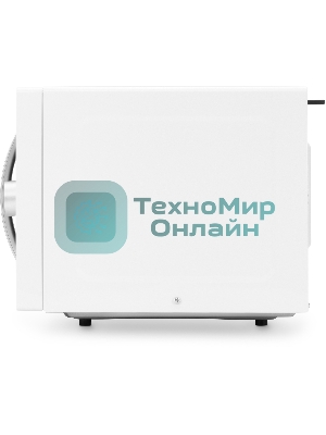 Микроволновая печь Hyundai HYM-D3007 белый/черный, 23 л, 800 Вт, переключатели - кнопки, электронный поворотный механизм