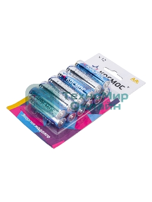 Элемент питания Космос алкалиновый AA/LR06 BP-12 (блист.12шт)