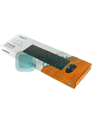 Комплект клавиатура+мышь A4Tech KR-8520D проводной, USB, 1200 DPI, чёрный