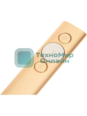 Презентер беспроводной Logitech Spotlight золотистый, радиоканал, USB, кнопки - 3