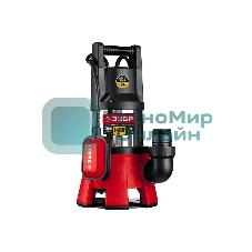 Насос ЗУБР НПГ-М3-1400-С, дренажный для грязной воды, корпус - нерж. сталь, 1400 Вт