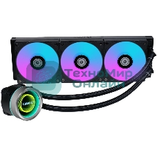 Система жидкостного охлаждения для процессора LIAN LI Galahad II Trinity 360мм G89.GA2T36B.00 черный 120мм алюминий+медь 2450rpm 30db 3-pin