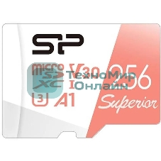Флеш карта microSD 256Gb Silicon Power Superior A1 microSDXC Class 10 UHS-I U3 100/80 Mb/s