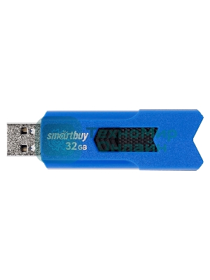 Флешка USB Smartbuy STREAM Blue (SB32GbST-B), 32Gb, USB 2.0, R/W 25/15, синий/черный