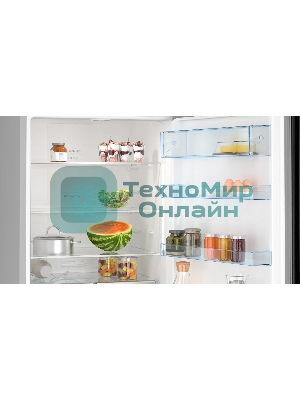 Холодильник Bosch KGN56CX30U нержавеющая сталь двухкамерный 400/105л морозилка снизу, No Frost