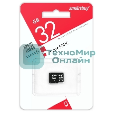 Флеш карта Micro SDHC 32Gb Smartbuy Class 10 (без адаптера) LE