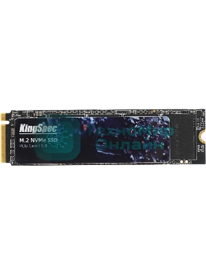 Накопитель SSD KingSpec NE-1Tb, 1Tb, PCIe 3.0 x4, M.2 2280, NVMe, R/W 2400/1900