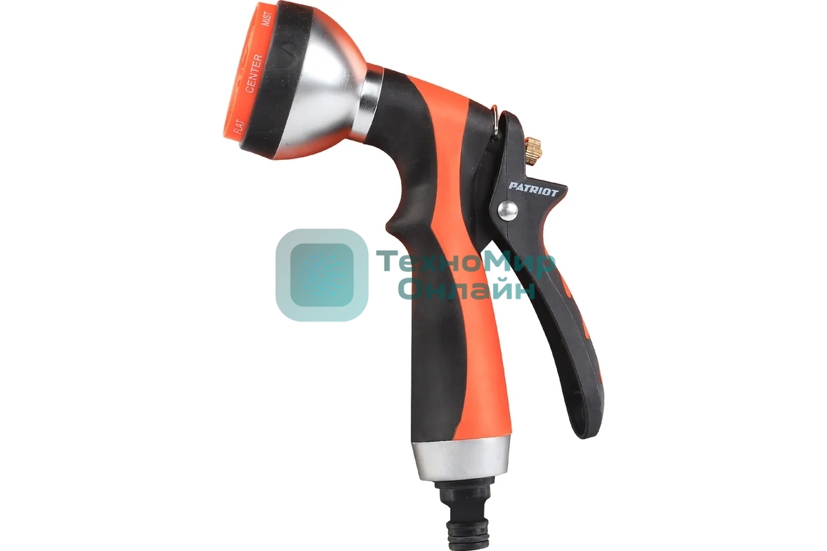 Пистолет-распылитель PATRIOT GZP 7,металл/PP+TPR, 7 режимов