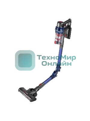 Пылесос вертикальный Zelmer STICK ZSVC925F Karol синий/серый, питание от аккумулятора, 380 Вт, уборка сухая, пылесборник 0.8 л, работа от АКБ max 35 мин.