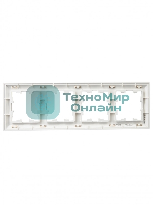 Рамка 4-местная IEK BRITE РУ-4-Бр DECOR 3D-форма белый