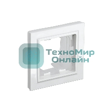 Рамка 1-мест. IEK BRITE IP44 РУ-1-БрБ-44 белый