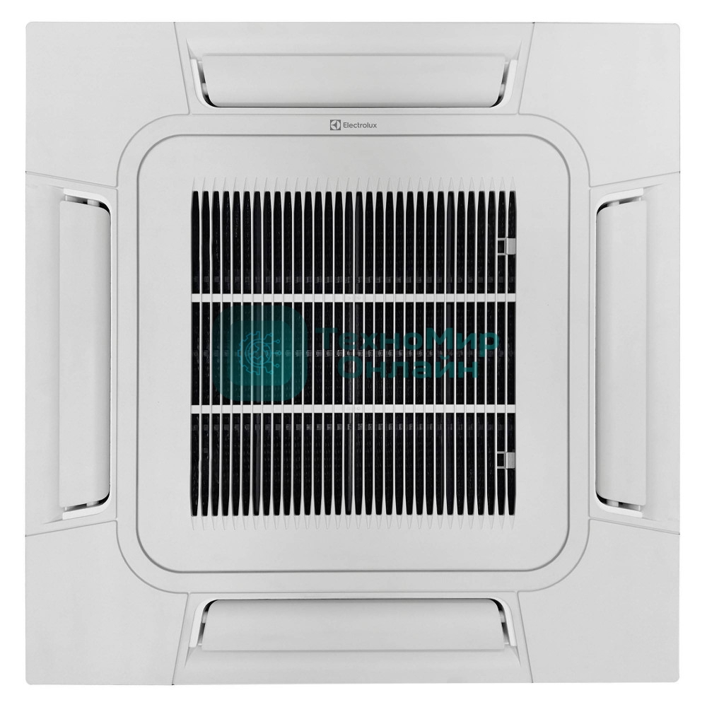 Кондиционер кассетный Electrolux ESVMC4/C-SF-22S с панелью инвертор, 7500 BTU, 22 м², 28 дБ, охлаждение, обогрев, осушение, белый