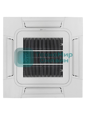 Кондиционер кассетный Electrolux ESVMC4/C-SF-22S с панелью инвертор, 7500 BTU, 22 м², 28 дБ, охлаждение, обогрев, осушение, белый