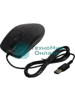 Мышь проводная A4Tech OP-620D черный, 1000 dpi, USB, кнопки - 4