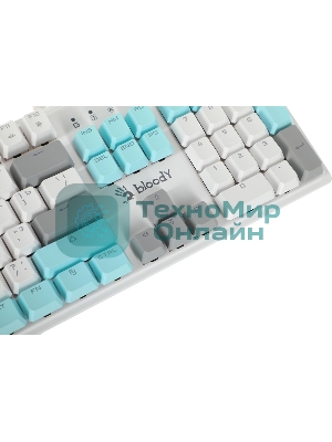 Клавиатура проводная A4Tech Bloody S510N USB белый