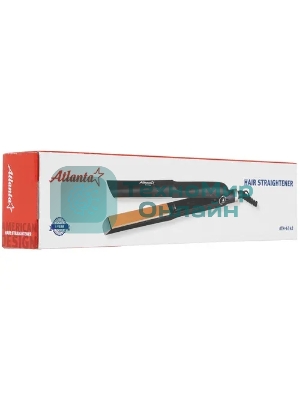 Выпрямитель для волос Atlanta ATH-6742 черный, 25 мм, 200 °C, 1 режим