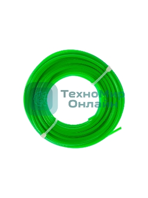 Леска для триммеров PATRIOT Starline D 3,0мм L 15мзвезда, зеленая 300-15-3Арт. 805201066