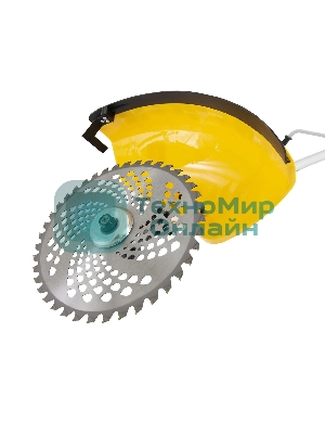 Триммер бензиновый Denzel DTL-52, 52 см3, неразъемная штанга, состоит из 2 частей