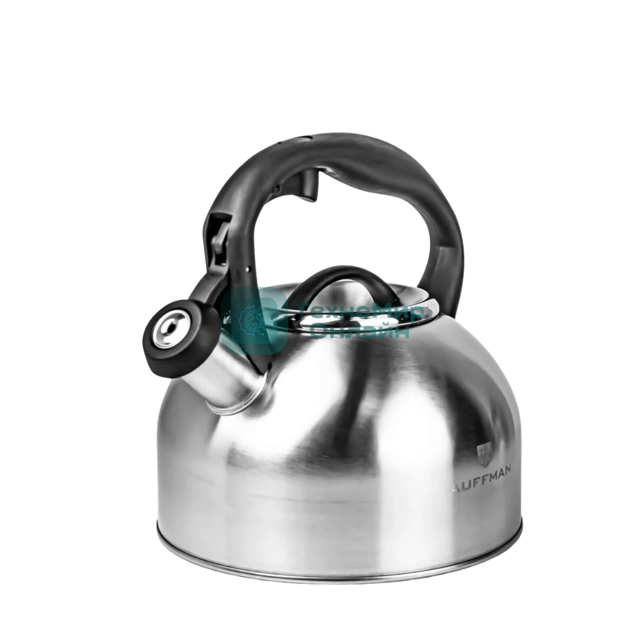 Чайник для плиты AUFFMAN AM-3404 из нержавеющей стали со свистком 2,5 л