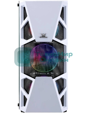 Компьютерный корпус AeroCool/Formula CL-3303W RGb белый без БП ATX 6x120мм 2xUSB 2.0 1xUSB 3.0 audio bott PSU