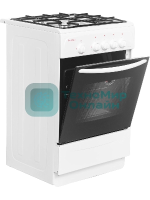 Плита газовая Gefest ПГ 3200-08 К35 белый, конфорок 4 шт, духовка 42 л, 50 см x 85 см x 53 см