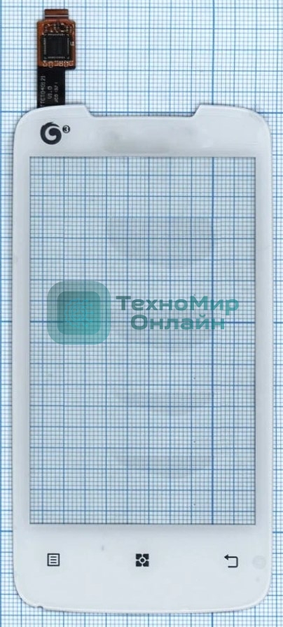 Сенсорное стекло (тачскрин) для Lenovo A390t, белое