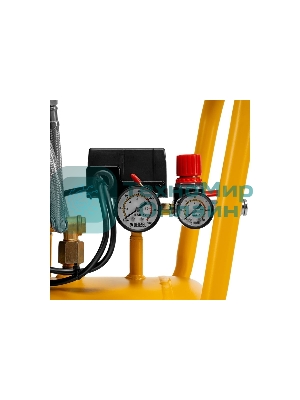 Компрессор безмасл. малошумный Denzel DLP -3000/50, 3 кВт, 2х1,5 кВт,50 л, 2850 об/мин,500 л/мин