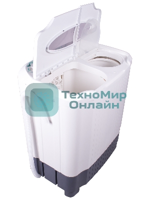 Стиральная машина Славда WS-50PЕТ белый, загрузка вертикальная 5 кг, 1350 об/мин, класс А