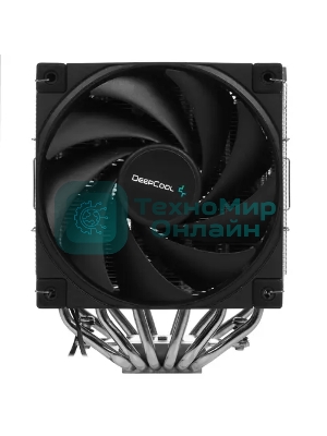Кулер для процессора DEEPCOOL AK620 черный, 120 мм, алюминий/медь, 1850 об/мин, 28 дБ, 4 pin, 260 Вт, 162 мм