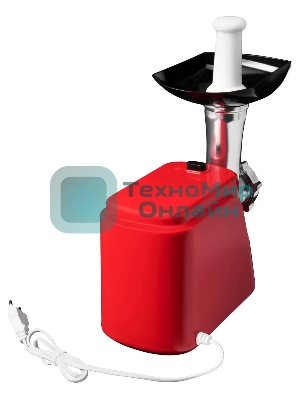 Мясорубка электрическая Starwind SMG3225 красный, 1500 Вт, 2.0 кг/мин, реверс, защита от перегрузки, насадки - 8