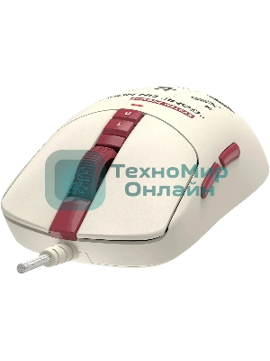 Мышь проводная A4Tech Bloody W72 Ultra Pixels Red рисунок/бежевый/красный, 20000 dpi, USB, кнопки - 7